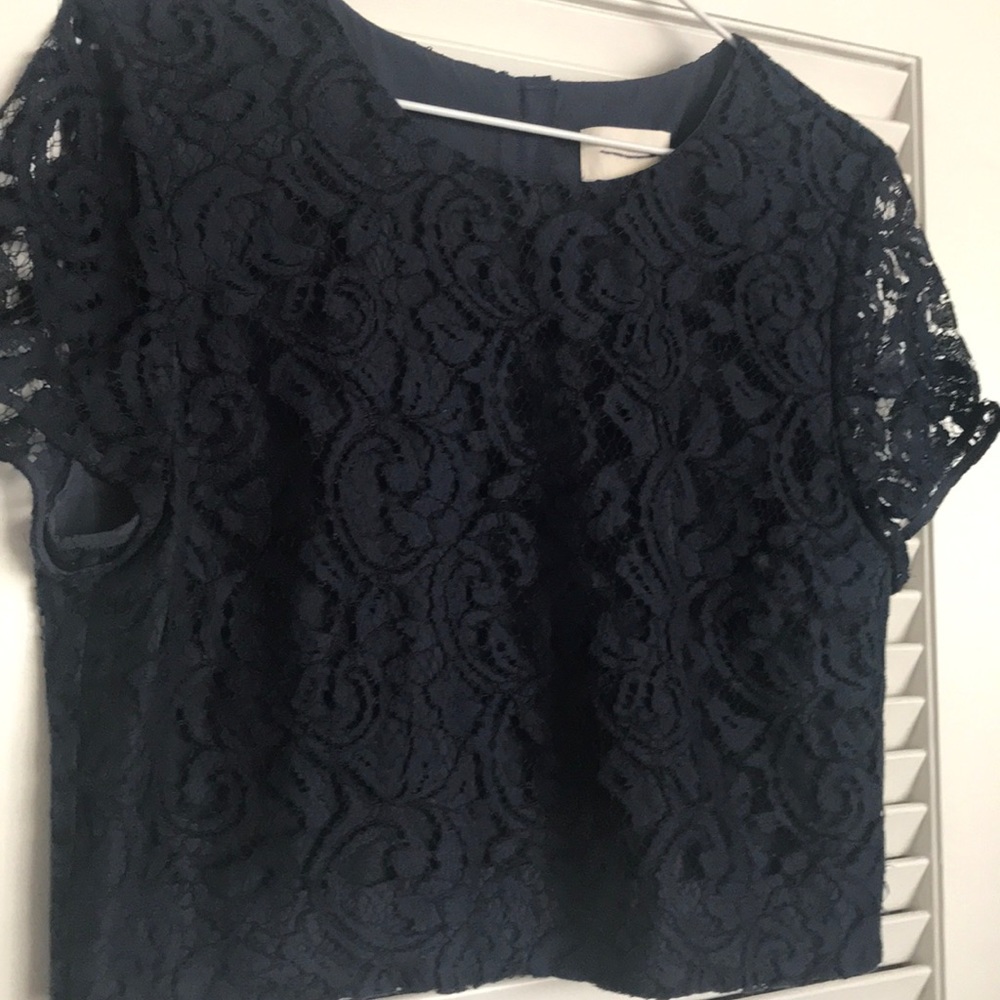 J Crew Collection lace top